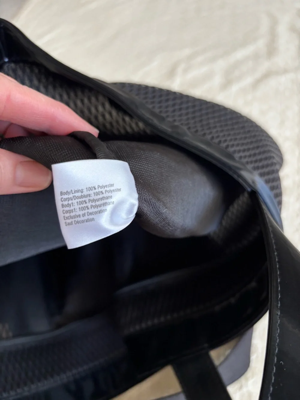 Victoria's Secret Black Mesh VSX Duffel Tote